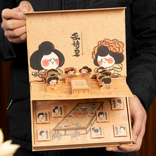 泾渭茯茶 黑茶茯砖陕西正宗金花伏茶茶砖泾阳茯砖 茶诗里茯茶礼盒