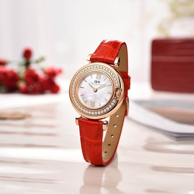 爱沃驰新款超薄石英表女款精致轻奢女士手表时尚百搭女表十大品牌