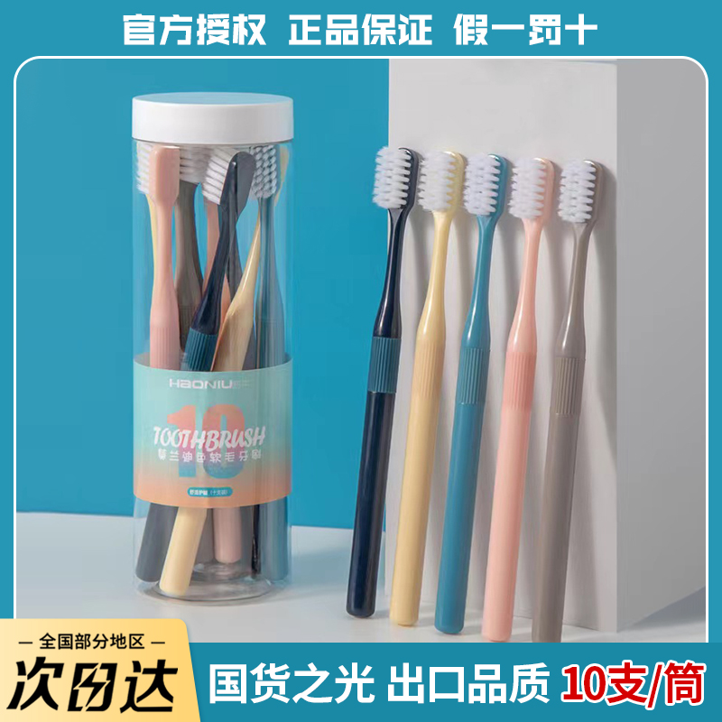 10支装出口高品质全家用牙刷