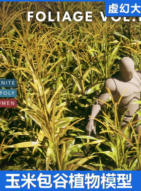 UE5 Foliage VOL.15 - Corn Field 玉米地包谷农作物植物模型素材