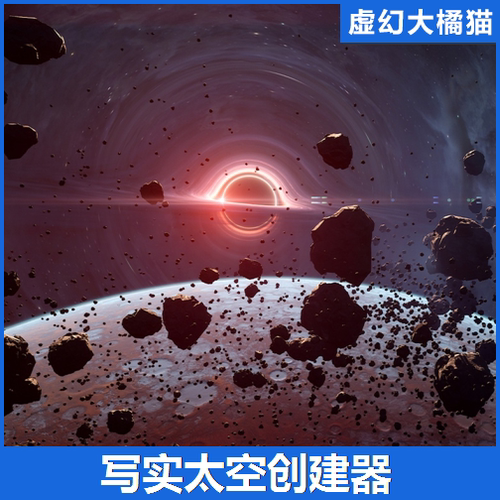 UE5.1+Space Creator Pro 写实星球太空太阳黑洞地球宇宙环境场景