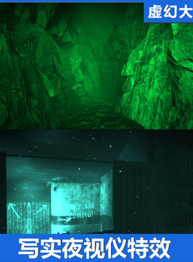 UE5 Night Vision Component (10 Presets) 夜视仪特效 FPS TPS