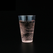 420ml 一次性ps航空杯子加厚硬质塑料杯大号奶茶杯果汁杯水杯14oz