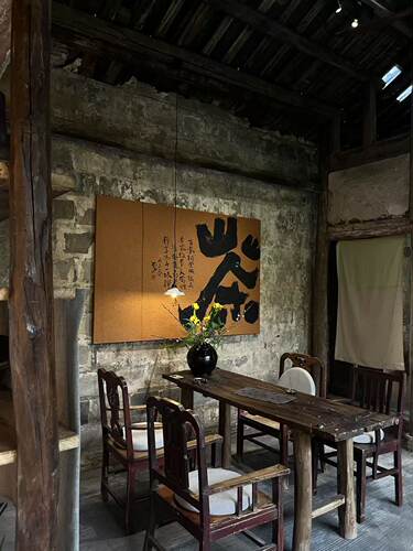 茶室书房玄关民宿餐厅装饰手工手绘装饰挂画