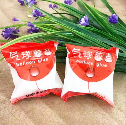 无痕点胶气球双面胶环保无毒气球