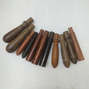 定制功夫茶壶红木手把木手炳铜茶壶配件侧把壶木把茶具代换手把