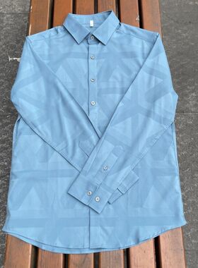 AC11内搭单穿都ok！精致绅士！新款男士春秋商务休闲长袖衬衫上衣
