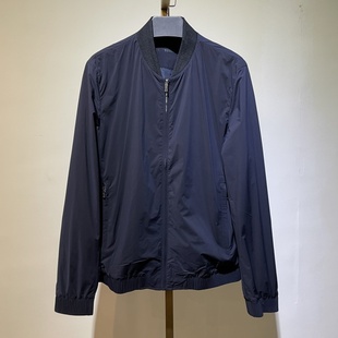 商务休闲薄款 W3春季 春秋薄款 卡尔家棒球立领夹克 外套 薄款