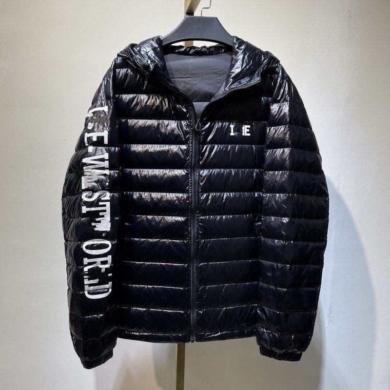 AW17新款男士薄款休闲百搭短款羽绒服冬装防寒保暖 连帽外套