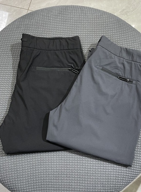 AK45卡尔牌男士休闲裤夏季薄款修身青年男松紧锦纶 弹力面料裤子