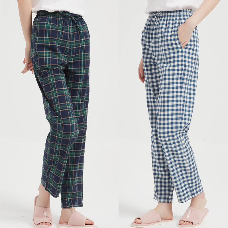 長褲全棉女柔然加長睡褲高個子