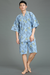 夏季情侣和服浴衣套装睡衣椰风清爽