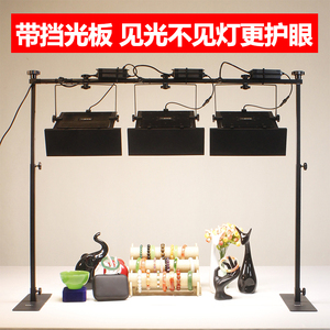 珠宝直播间灯光影达视桌面摄影灯翡翠水晶钻石饰品直播顶灯补光灯