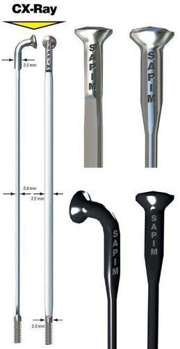 SAPIM CX-RAY超轻破风扁辐条直头/弯头 比利时原产 超DT/协达