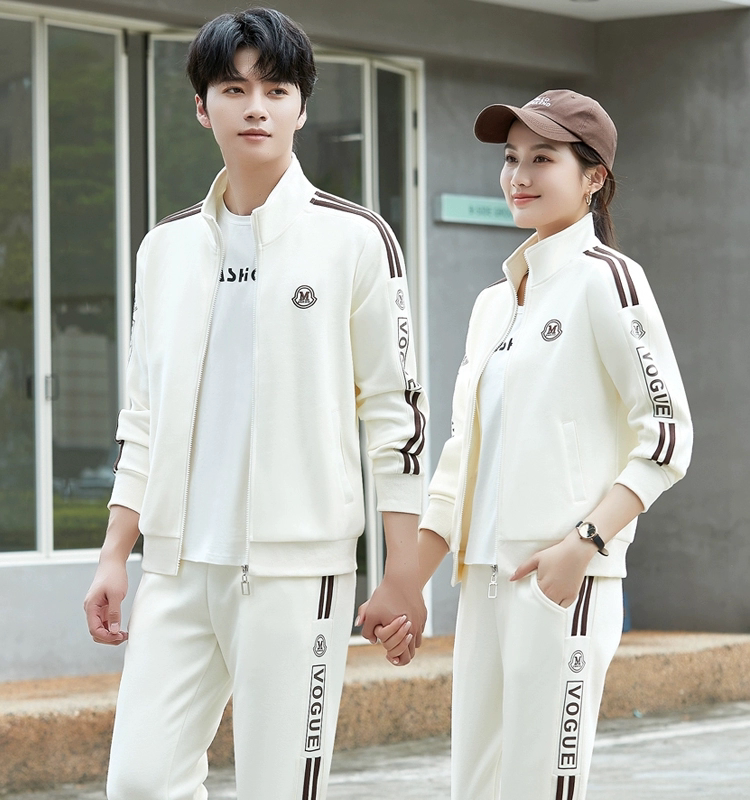 运动套装男女春秋款2026新款运动休闲情侣卫衣校服工作服定制大码