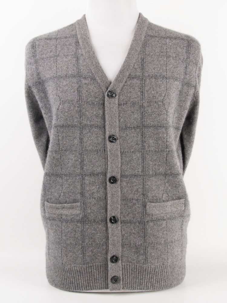 中老年人男装冬装羊毛针织开衫外套爷爷衣服羊绒毛衣6070岁爸爸装