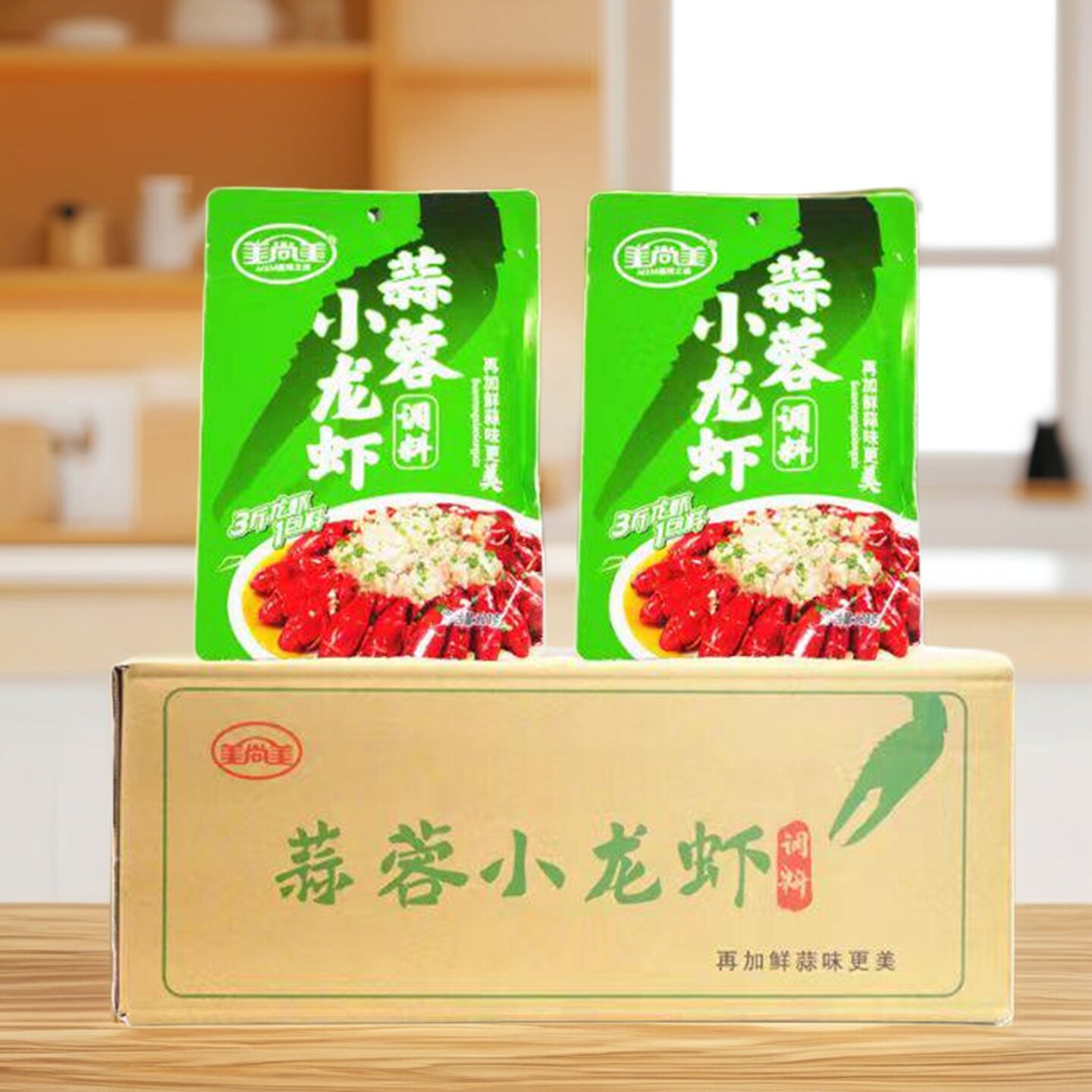 美尚美蒜蓉小龙虾调料220g包邮