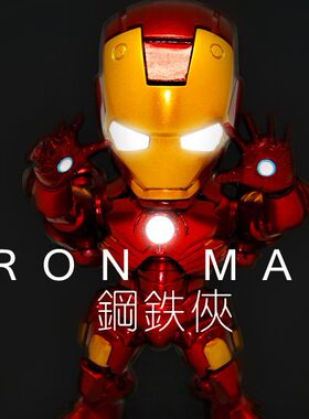 电影复仇者联盟钢铁侠红色公仔