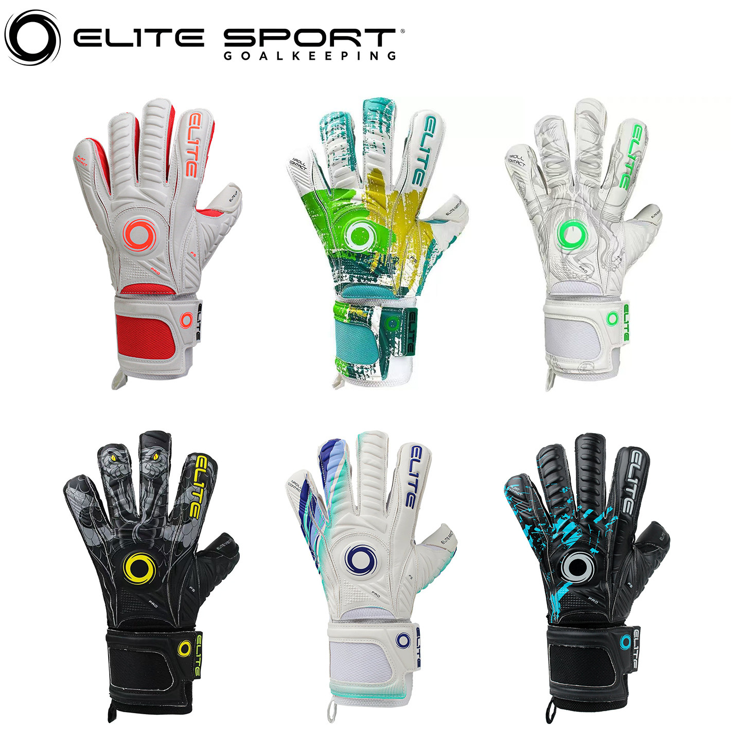 光环ELITE SPORT WP守门员拆卸护指足球比赛防滑耐磨乳胶门将手套