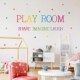 ers Play Color 1PC Room Wall English Text Creative Rumors