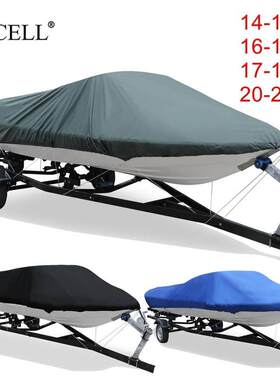 Uxcell 210D Fishing Ski Boat Cover 14-16ft/16-18ft/17-19ft/2