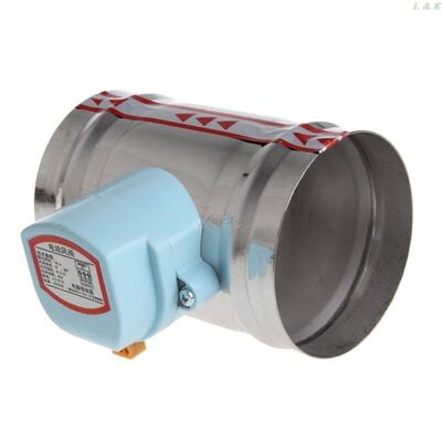 4  220V AC Stainless Steel Electric Solenoid Valve Damper Ti