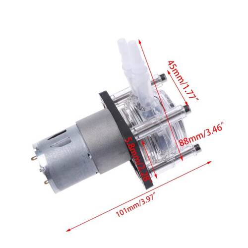 DC 12/24V Peristaltic Pump Large Flow Dosing Pump Vacuum Aqu