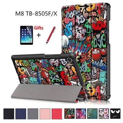 Case For Lenovo Tab M8 TB-8505F TB-8505X 8' Smart Cover
