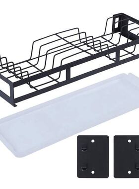 Hanging Dish Drying Rack Wall Mount with Utensil Holder,Home