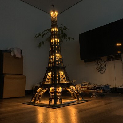 Paris Eiffel Tower Creator Expert Led Light Set For Compati