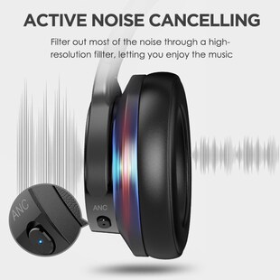 Mixcder E9 Active Noise Cancelling Wireless Headphones Over