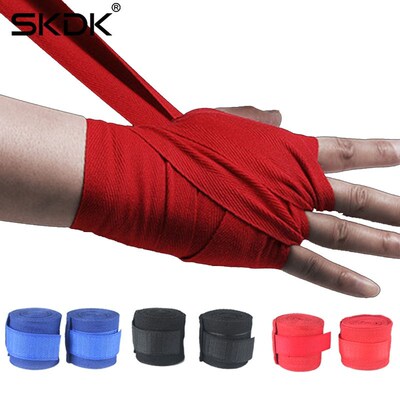 SKDK 1Pair 2.5M Width Boxing Handwraps Elastic Bandage Glove