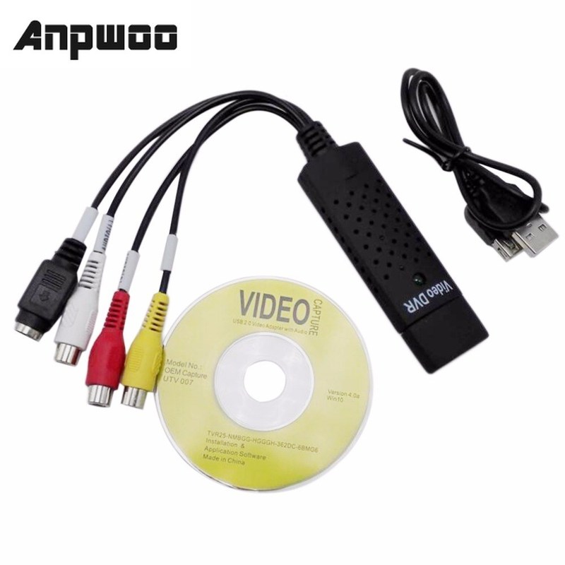 ANPWOO Easycap SB 2.0 Easy Cap Video TV DVD VHS DVR Capture