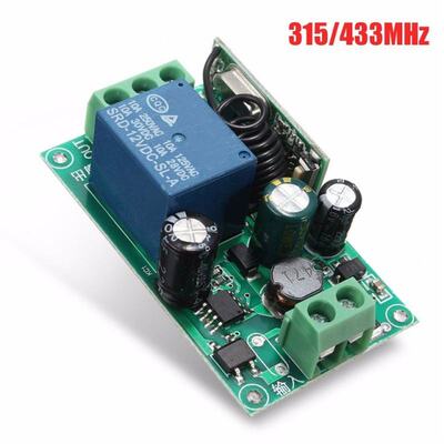 220V 1 Channel  Wireless Relay RF Remote Control Switch Hete