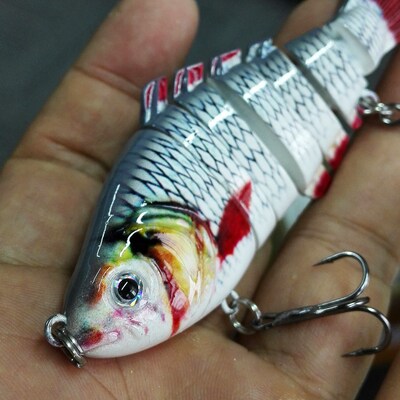 10cm 15.5g swimbait lure Multi Jointed fish Segment Swimbait
