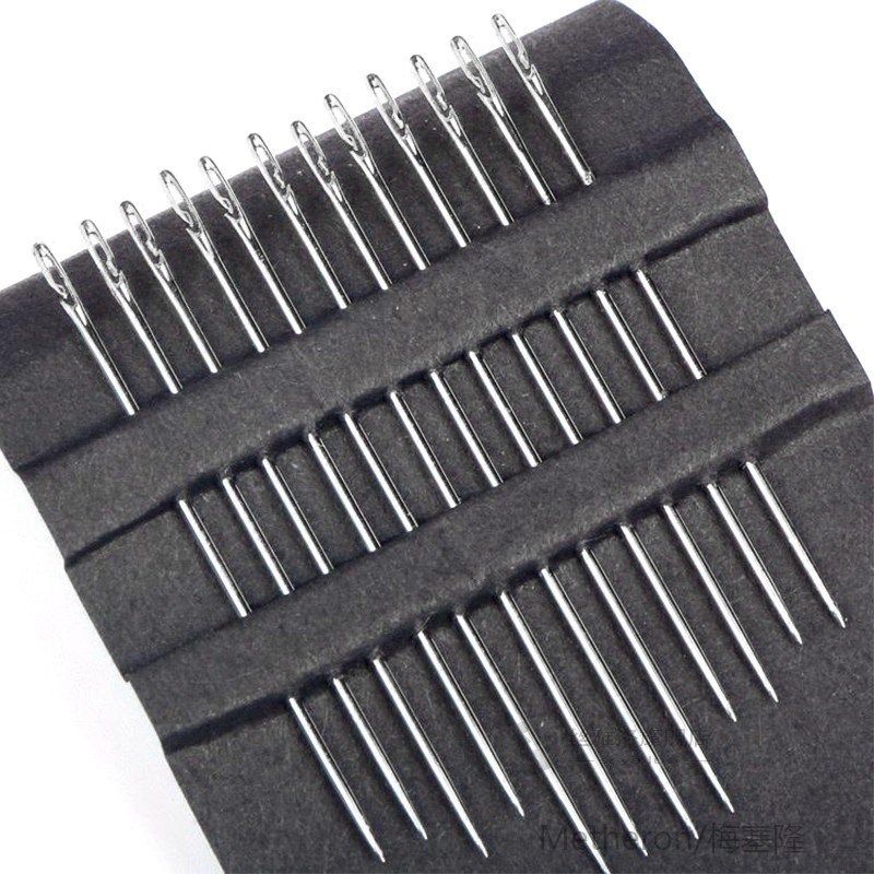 practical darning needles stainless steel multiple size blin