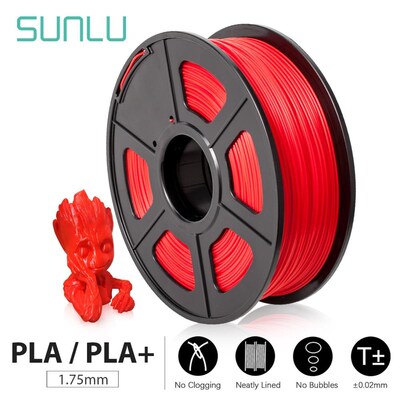 SUNLU 3D Printer Filament PLA/PLA Plus 1.75mm  High Quality