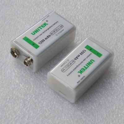 1-4PCS USB 9V Rechargeable Li-ion battery 1200mAh 6F22 lithi