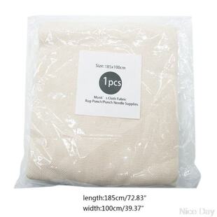 Cotton Monks Cloth for DIY Embroidery Needlework Sewing Punc