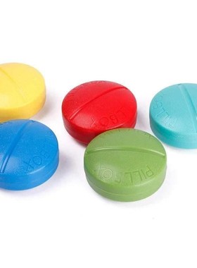。new hot cute mini 4 slots portable medical pill box drug