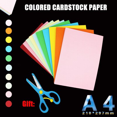 180g Office Stationary A4 Colored Cardstock Paper Kid Handm