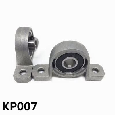 2Pcs Zinc Alloy KP007 Ball Bearing 35mm Bore Diameter Housin