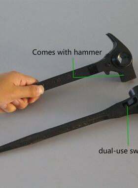 2 In 1 Claw Hammer Hex Ratchet Wrench Sharpe End High-Hardne