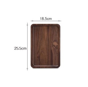 Wooden Board Steak Tray Black Walnut Wood Chopping Board Sty