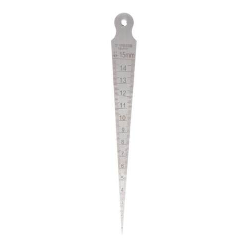 1-15mm Stainless Steel Taper Gauge Feeler Gap Hole Measuring