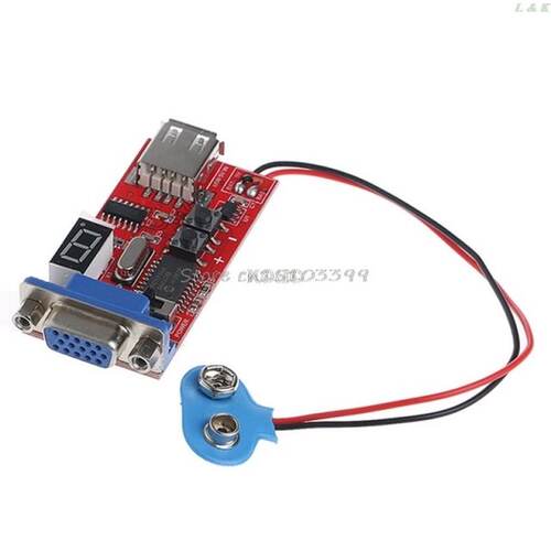 VGA LCD Screen Test Module Color Signal Generator 15 Differe