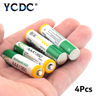 Rechargeable AAA 1350mAh Ni-MH Batteries AAA HR3 AM4 1350mAh