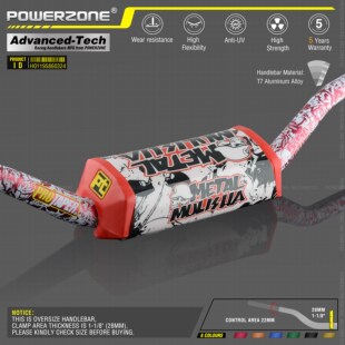 Handlebar For Pro Taper Pack Bar 1-1/8