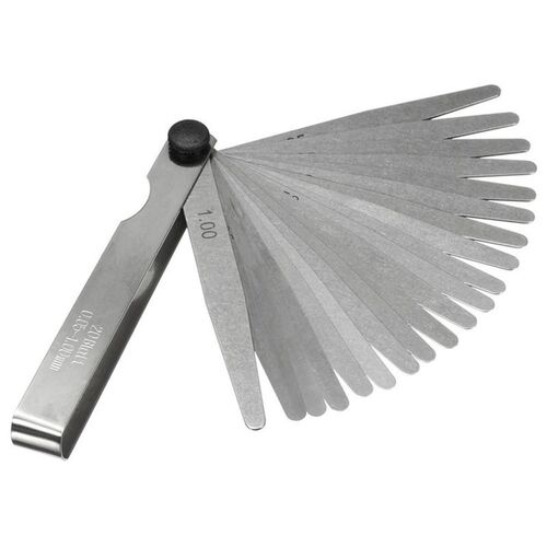 *17 Blades Feeler Gauge Metric Gap Filler 0.02-1mm Thickness