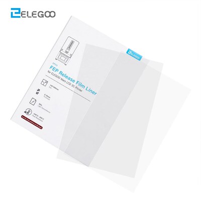ELEGOO 5PCs FEP Release Films Set 140200 MM 0.127mm Thickne